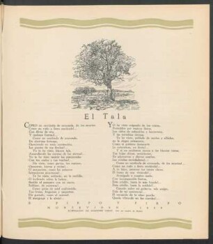El Tala : Ilustracion de Martínez Labat (De un cuadro de Fader)