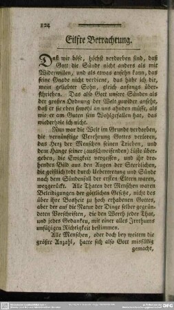 Eilfte Betrachtung