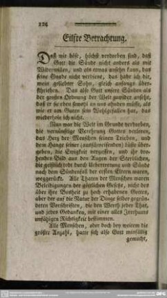 Eilfte Betrachtung