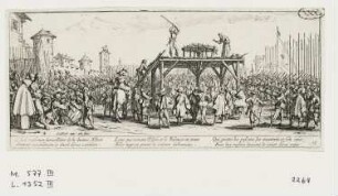 Rad, Blatt 14 der Folge "Les misères et les malheurs de la guerre"