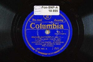 Madam Butterfly (act 1) : E soffitte e pareti (And the walls) / (Puccini)