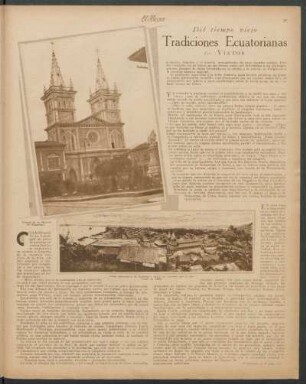 Tradiciones ecuatorianas : Del tiempo viejo