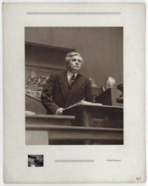 Joseph Paul-Boncour spricht im Völkerbund