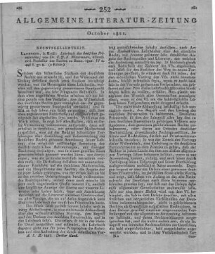 Mittermaier, C. J. A.: Lehrbuch des deutschen Privatrechts. Landshut: Krüll 1821