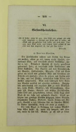 VI. Gesundheitslehre