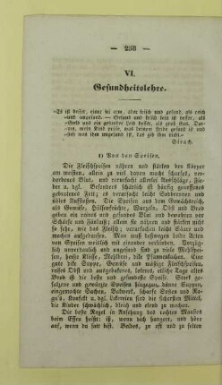VI. Gesundheitslehre