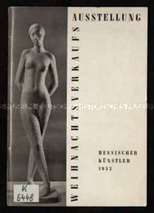 Katalog einer Verkaufsausstellung Hessischer Künstler 1952