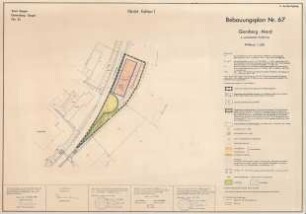 Bebauungsplan Nr. 67, Giersberg Nord, 2. vereinfachte Änderung, 3. Ausfertigung, Kreis Siegen, Gemarkung Siegen, Flur 23