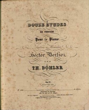 Douze études de concert : pour le piano ; op. 30, 2. S. 32-61