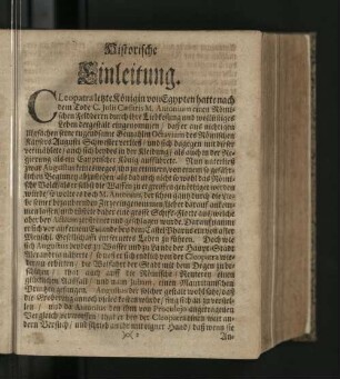Historische Einleitung.