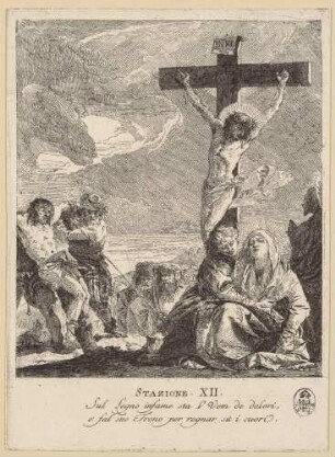 Jesus wird ans Kreuz genagelt (11. Station des Kreuzwegs), aus der Folge "Via Crucis"