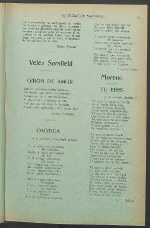 Vélez Sarsfield - Girón de amor