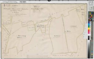 Schlückingen (Wickede), Werl (Werl), Teilung der Büdericher Gemeinheiten, Bl.1 Brouillonkarte