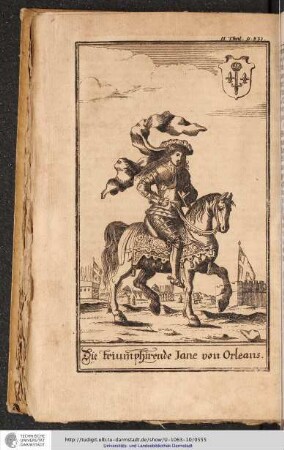 [Illustration] Die triumphirende Jane von Orleans.
