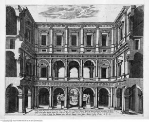 Speculum Romanae Magnificentiae, Rom, Palazzo Farnese, Hof