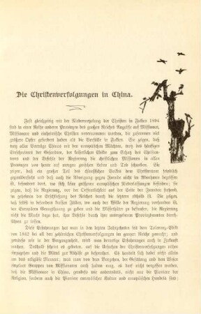 Die Christenverfolgung in China