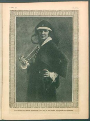 Irene Castle, notable bailarina, acutalmente en Nueva York, que se ha dedicado con buen éxito a la escena muda.