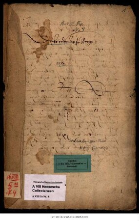 Dokumente zur Dorfordnung von Berga 1550