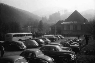 Freiburg/Horben: Talstation im Nebel