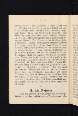 II. Die Rosenau.