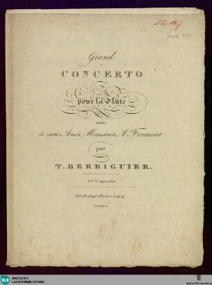 Grand concerto pour la flute : 7me concerto