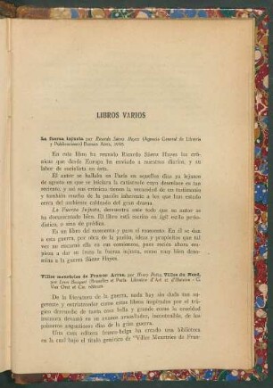 Libros varios