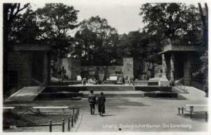 Leipzig. Zoologischer Garten. Die Bärenburg