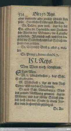 151. Reys. Von Wien nach Breßlaw