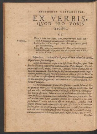 Ex Verbis, Quod Pro Vobis traditur.