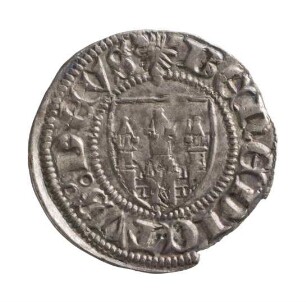 Münze, Dreiling (1/128 Taler), 1. Hälfte 15. Jh