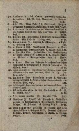 Bücher-Anzeige vom Antiquar Joh. Nep. Peischer in München. 7. [ca. 1827]