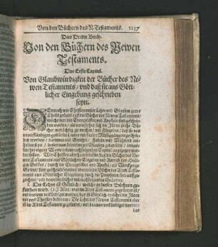 [Das Erste Capitel- Das Dritte Capitel]