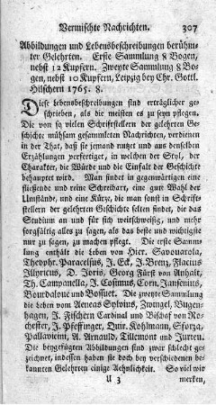 Abbildungen und Lebensbeschreibungen berühmter Gelehrten. Slg.1.