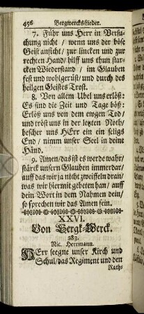 XXVI. Von Bergk-Werck.