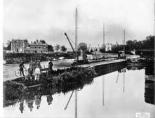 Deutsche Soldaten am Aisne-Kanal