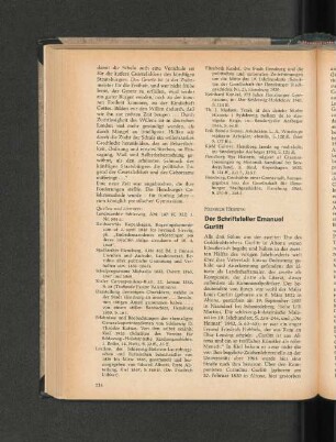 Der Schriftsteller Emanuel Gurlitt.