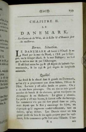 Chapitre II. Le Danemark.
