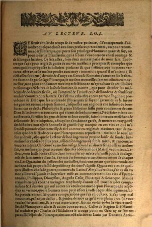 Les vies des hommes illustres grecs et romains. 1. (1606)