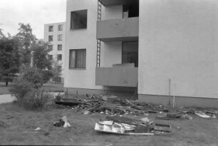 Zimmerbrand in einem Studentenwohnheim am Klosterweg