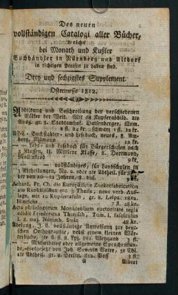 1-95, Drey und sechzigstes Supplement