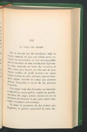 VII El viejo de Batará