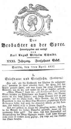 15. Stueck, 9. April 1832