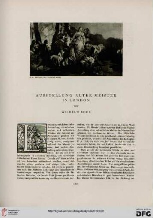 Ausstellung Alter Meister in London