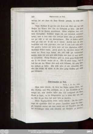 Schleiermacher an Gaß. Berlin, d. 28. Dec. 1824.
