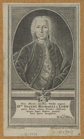 Bildnis des Ioannes Michael á Loen
