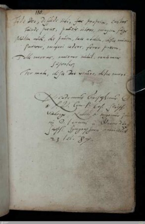 Eintrag von Nicodemus Frischlin