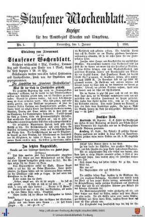 Nr. 1-14 (Januar 1880)