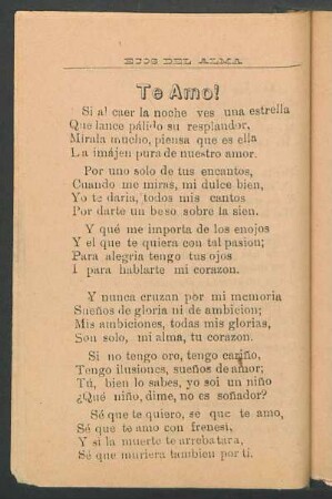 Te amo!