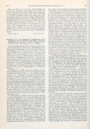 455-457 [Rezension] Reinhardt, Klaus, Der dogmatische Schriftgebrauch