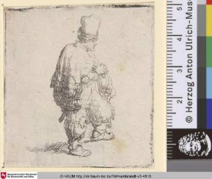 [Der Drehorgelspieler; A Standing Hurdy-Gurdy Player; Figure Polonoise]